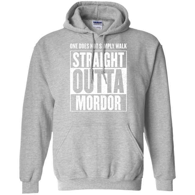 Sweatshirts Sport Grey / S Straight Outta Mordor Pullover Hoodie
