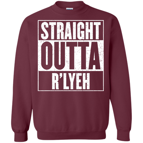 Sweatshirts Maroon / S Straight Outta R'lyeh Crewneck Sweatshirt