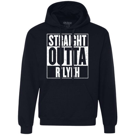 Sweatshirts Navy / S Straight Outta R'lyeh Premium Fleece Hoodie