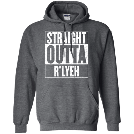 Sweatshirts Dark Heather / S Straight Outta R'lyeh Pullover Hoodie