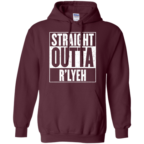 Sweatshirts Maroon / S Straight Outta R'lyeh Pullover Hoodie