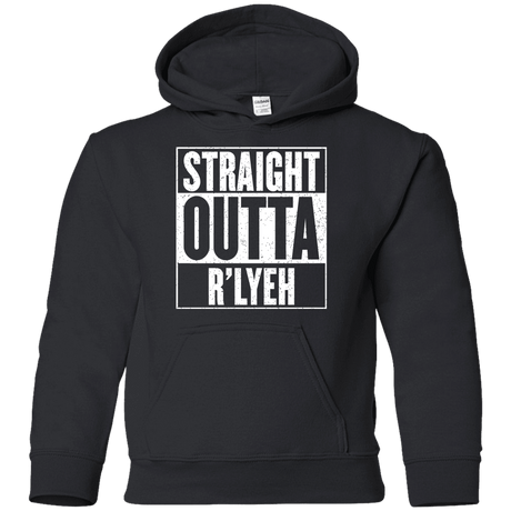 Sweatshirts Black / YS Straight Outta R'lyeh Youth Hoodie