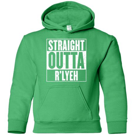 Sweatshirts Irish Green / YS Straight Outta R'lyeh Youth Hoodie