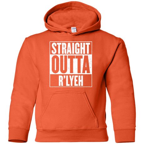 Sweatshirts Orange / YS Straight Outta R'lyeh Youth Hoodie
