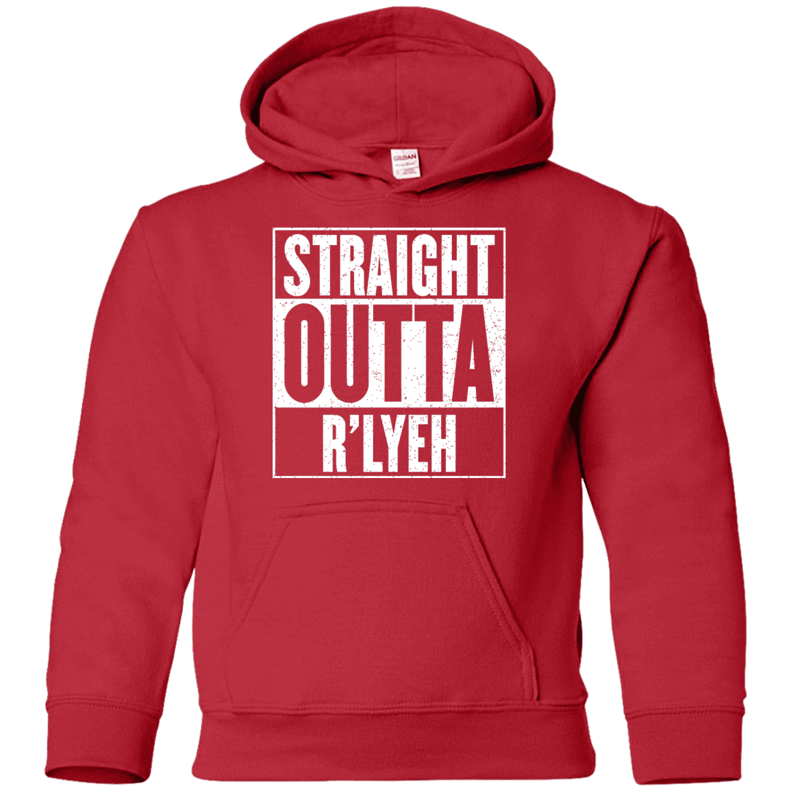 Sweatshirts Red / YS Straight Outta R'lyeh Youth Hoodie
