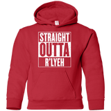 Sweatshirts Red / YS Straight Outta R'lyeh Youth Hoodie