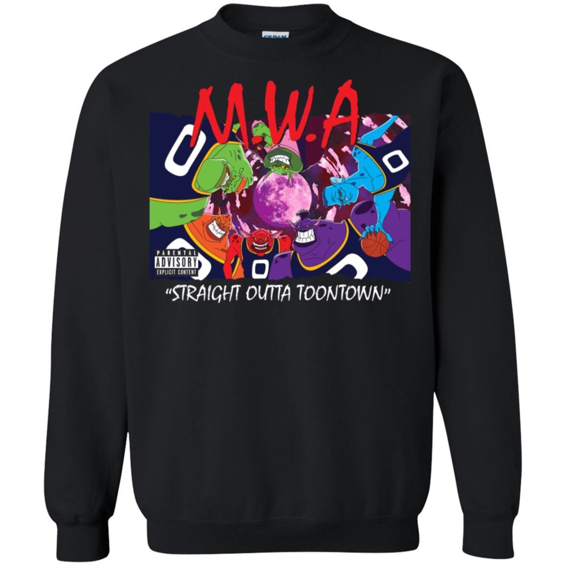 Sweatshirts Black / S Straight Outta Toontown Crewneck Sweatshirt