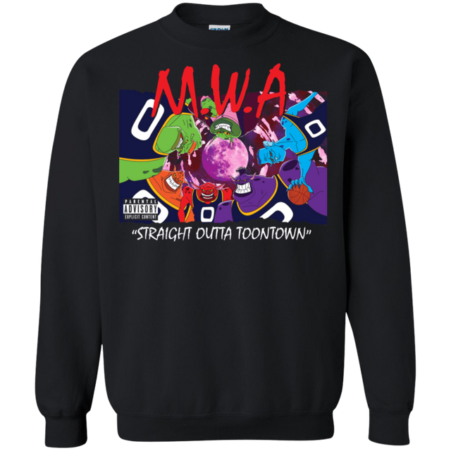 Sweatshirts Black / S Straight Outta Toontown Crewneck Sweatshirt