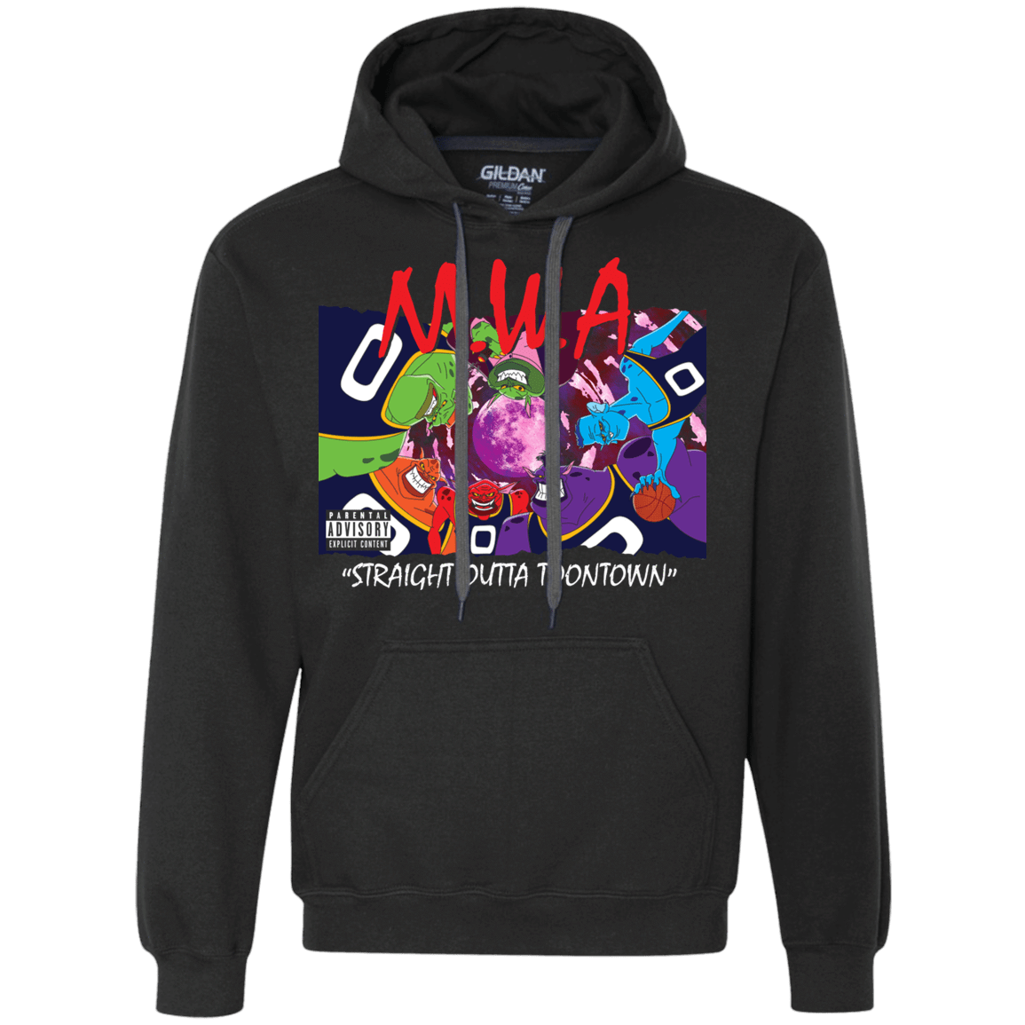 Sweatshirts Black / S Straight Outta Toontown Premium Fleece Hoodie