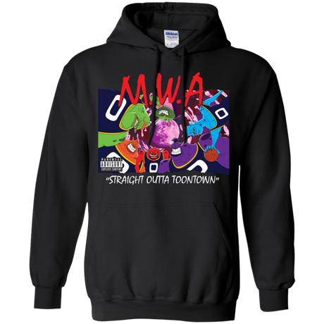 Sweatshirts Black / S Straight Outta Toontown Pullover Hoodie