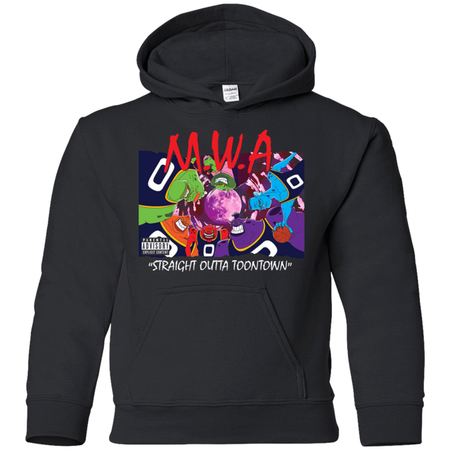 Sweatshirts Black / YS Straight Outta Toontown Youth Hoodie