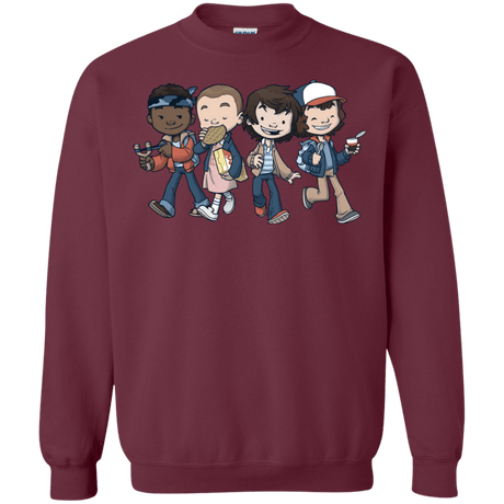 Sweatshirts Maroon / Small Strange BFF Crewneck Sweatshirt