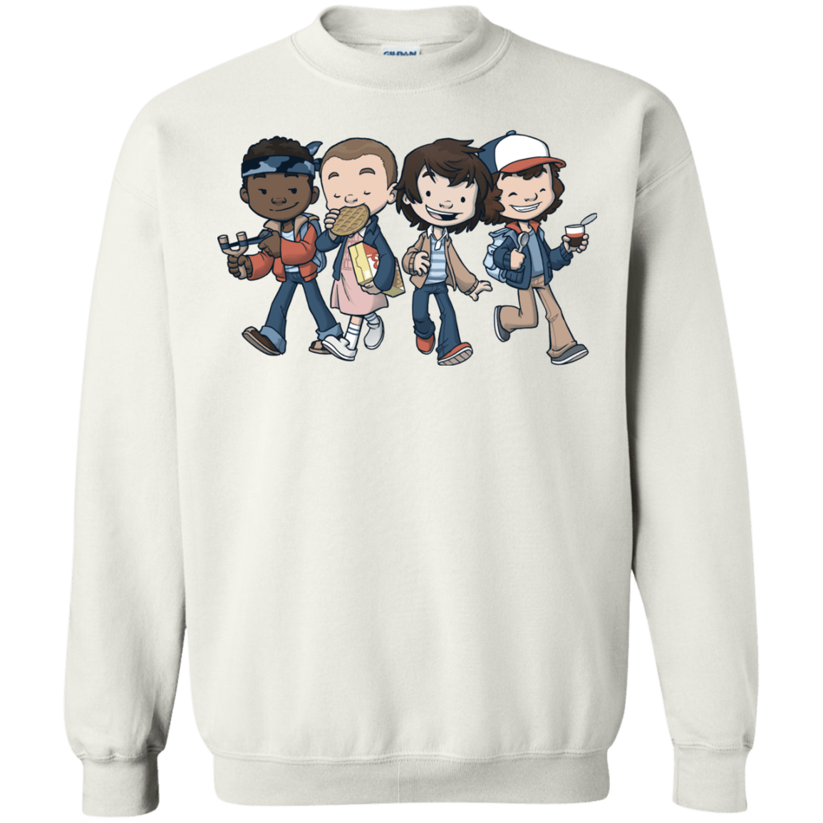 Sweatshirts White / Small Strange BFF Crewneck Sweatshirt