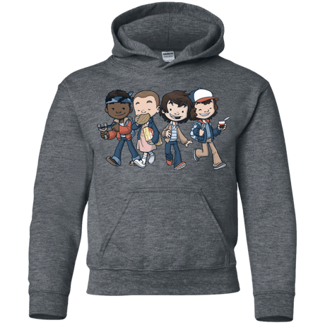 Sweatshirts Dark Heather / YS Strange BFF Youth Hoodie
