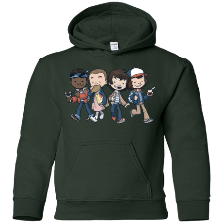 Sweatshirts Forest Green / YS Strange BFF Youth Hoodie