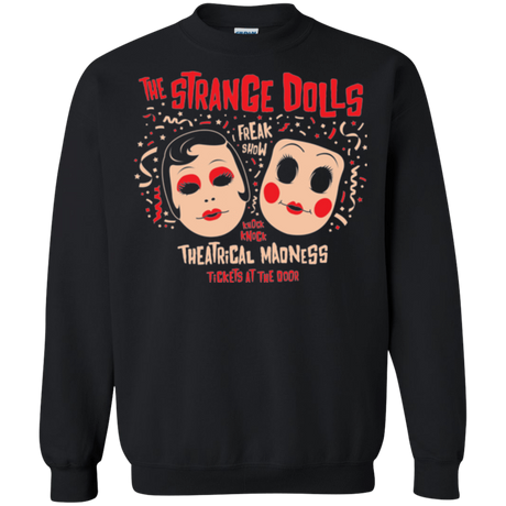 Sweatshirts Black / Small STRANGE DOLLS Crewneck Sweatshirt