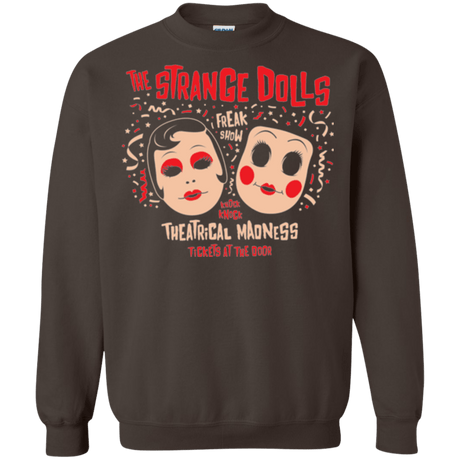 Sweatshirts Dark Chocolate / Small STRANGE DOLLS Crewneck Sweatshirt