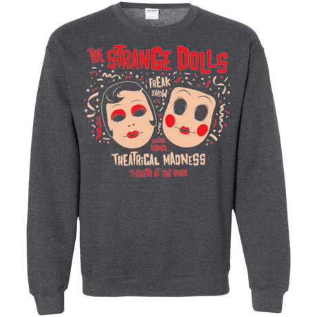Sweatshirts Dark Heather / Small STRANGE DOLLS Crewneck Sweatshirt