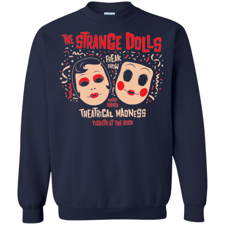 Sweatshirts Navy / Small STRANGE DOLLS Crewneck Sweatshirt