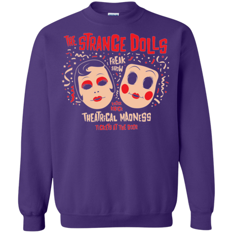 Sweatshirts Purple / Small STRANGE DOLLS Crewneck Sweatshirt