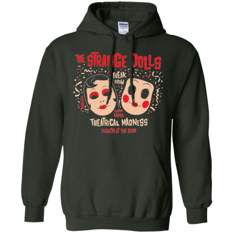 Sweatshirts Forest Green / Small STRANGE DOLLS Pullover Hoodie