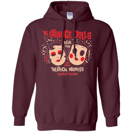 Sweatshirts Maroon / Small STRANGE DOLLS Pullover Hoodie