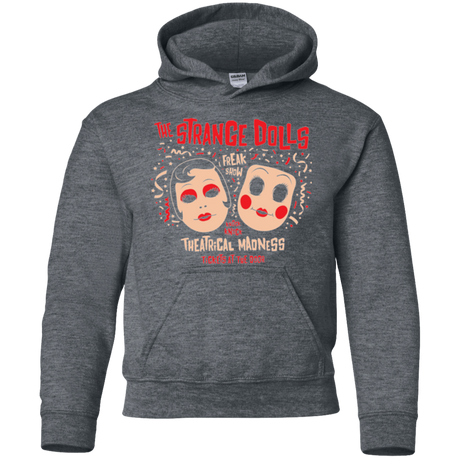 Sweatshirts Dark Heather / YS STRANGE DOLLS Youth Hoodie