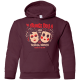 Sweatshirts Maroon / YS STRANGE DOLLS Youth Hoodie