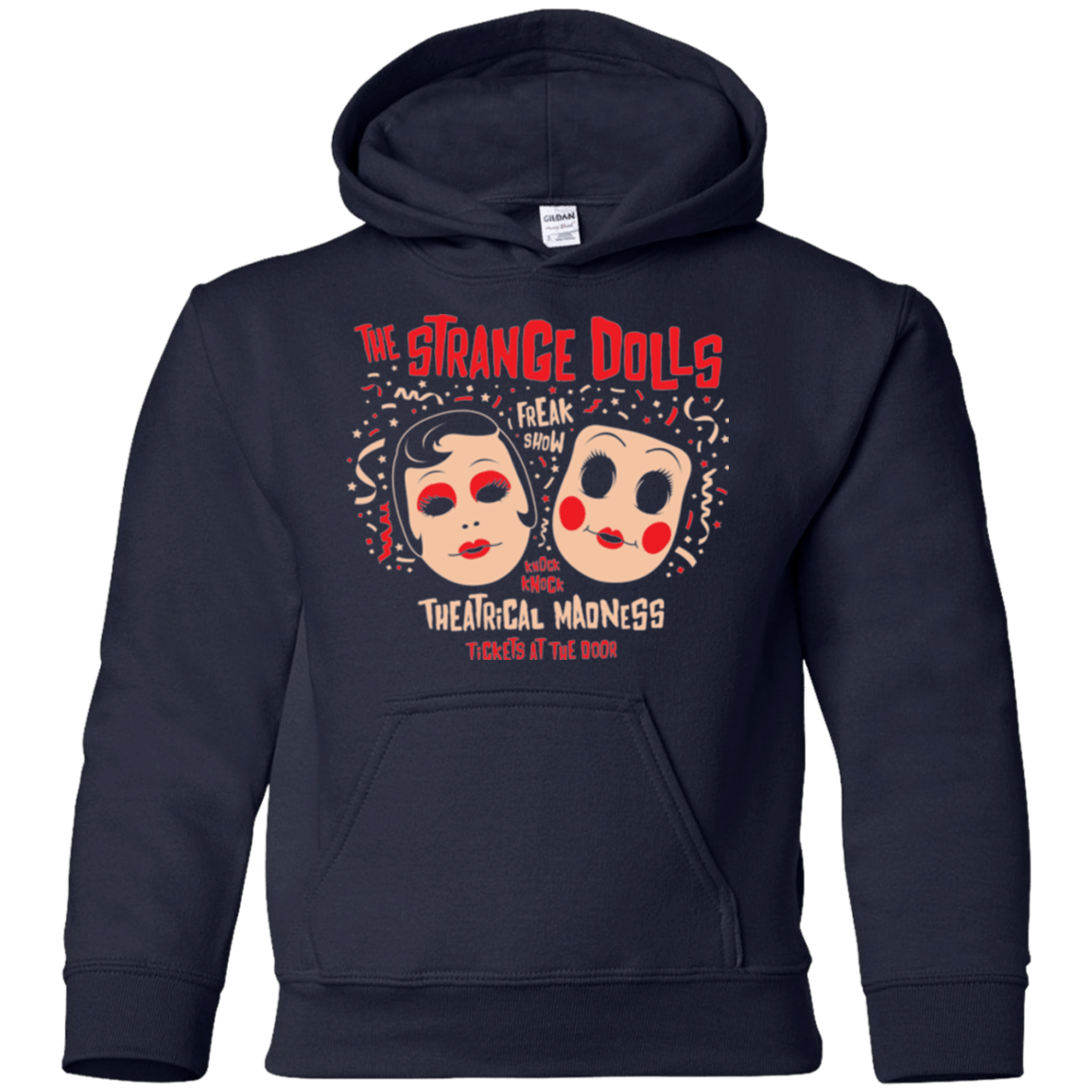 Sweatshirts Navy / YS STRANGE DOLLS Youth Hoodie