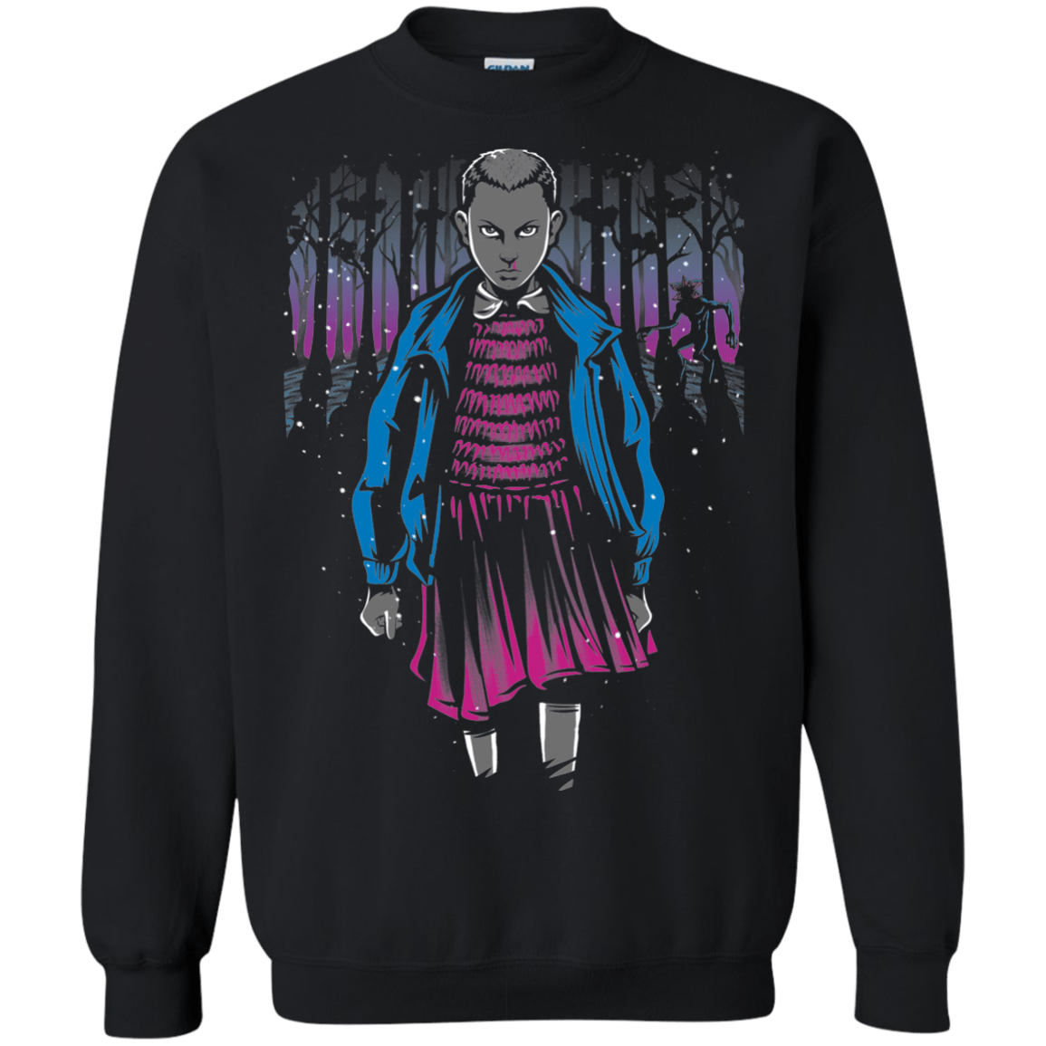 Sweatshirts Black / Small Strange Girl Crewneck Sweatshirt