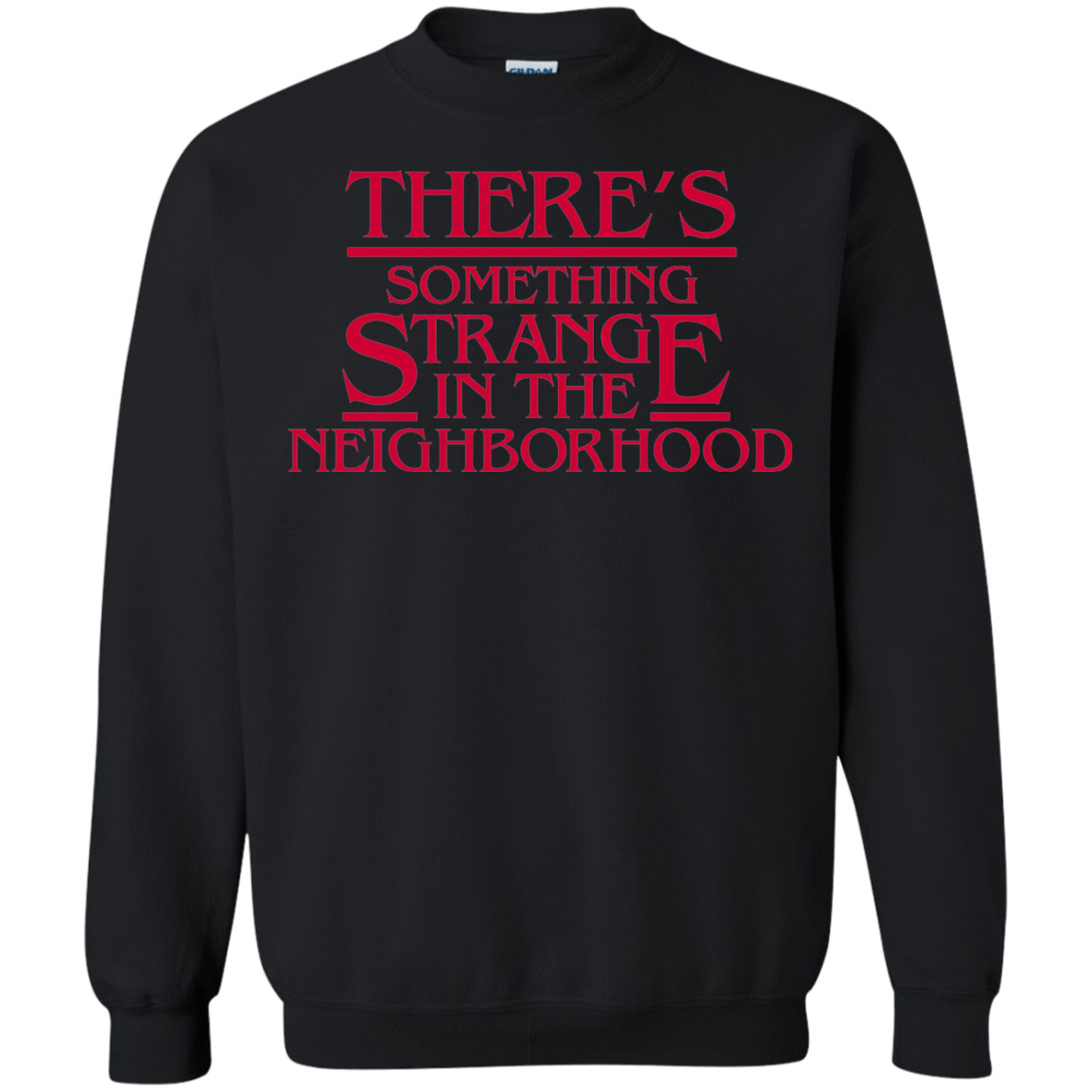 Sweatshirts Black / Small Strange Hawkins Crewneck Sweatshirt