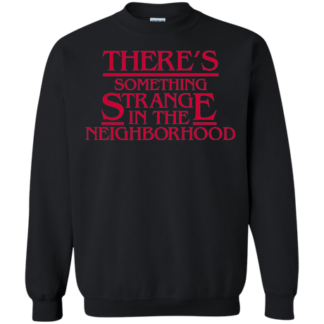 Sweatshirts Black / Small Strange Hawkins Crewneck Sweatshirt