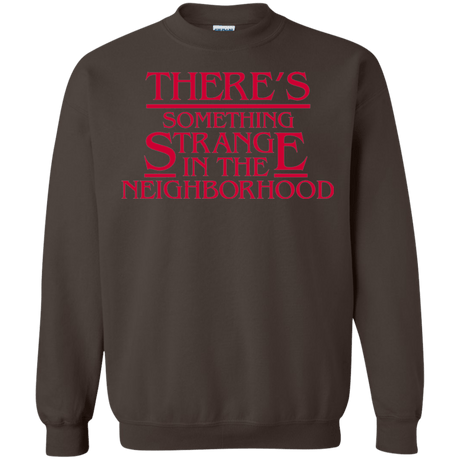 Sweatshirts Dark Chocolate / Small Strange Hawkins Crewneck Sweatshirt