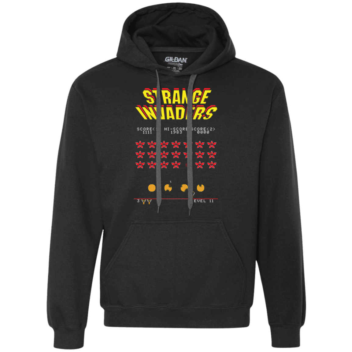 Sweatshirts Black / Small Strange Invaders Premium Fleece Hoodie