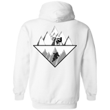 Sweatshirts White / S Strange Reflection Ride Back Print Pullover Hoodie