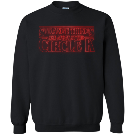 Sweatshirts Black / Small Strange Things Circle K Crewneck Sweatshirt
