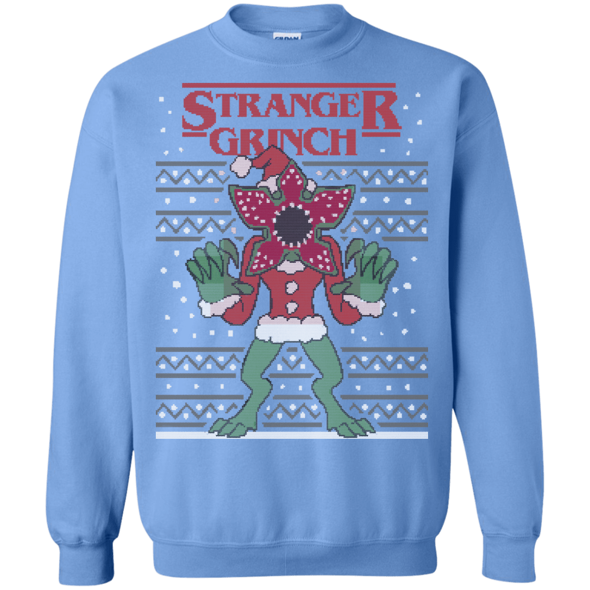 Sweatshirts Carolina Blue / Small Stranger Grinch Crewneck Sweatshirt