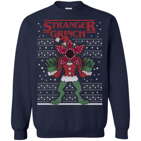 Sweatshirts Navy / Small Stranger Grinch Crewneck Sweatshirt