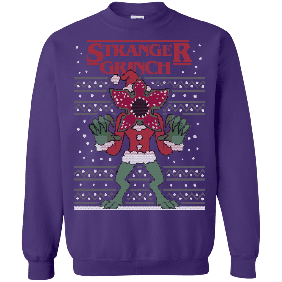 Sweatshirts Purple / Small Stranger Grinch Crewneck Sweatshirt