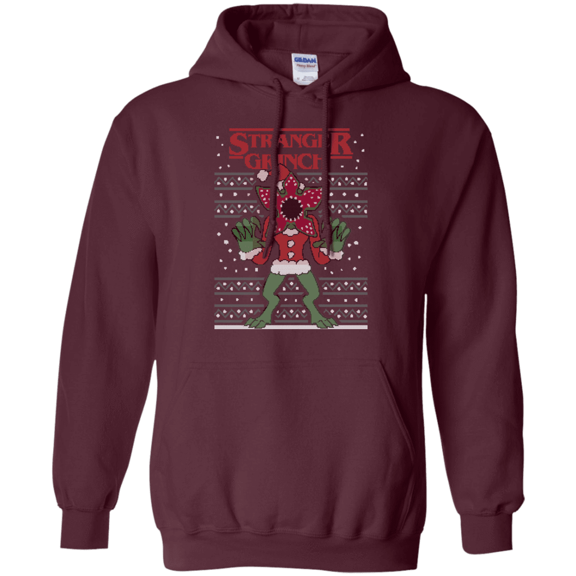 Sweatshirts Maroon / Small Stranger Grinch Pullover Hoodie