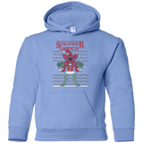 Sweatshirts Carolina Blue / YS Stranger Grinch Youth Hoodie
