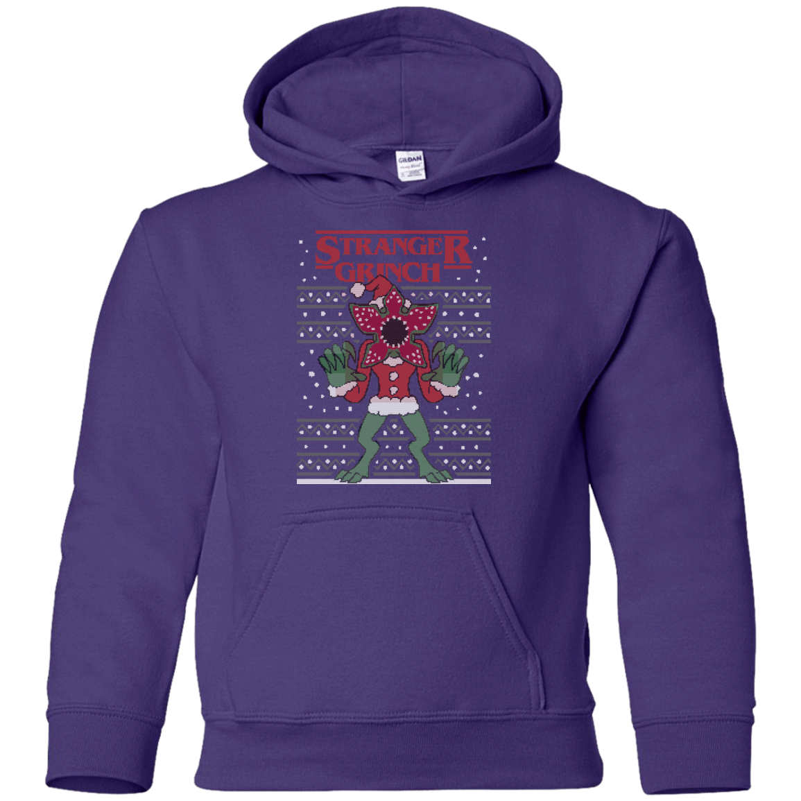 Sweatshirts Purple / YS Stranger Grinch Youth Hoodie