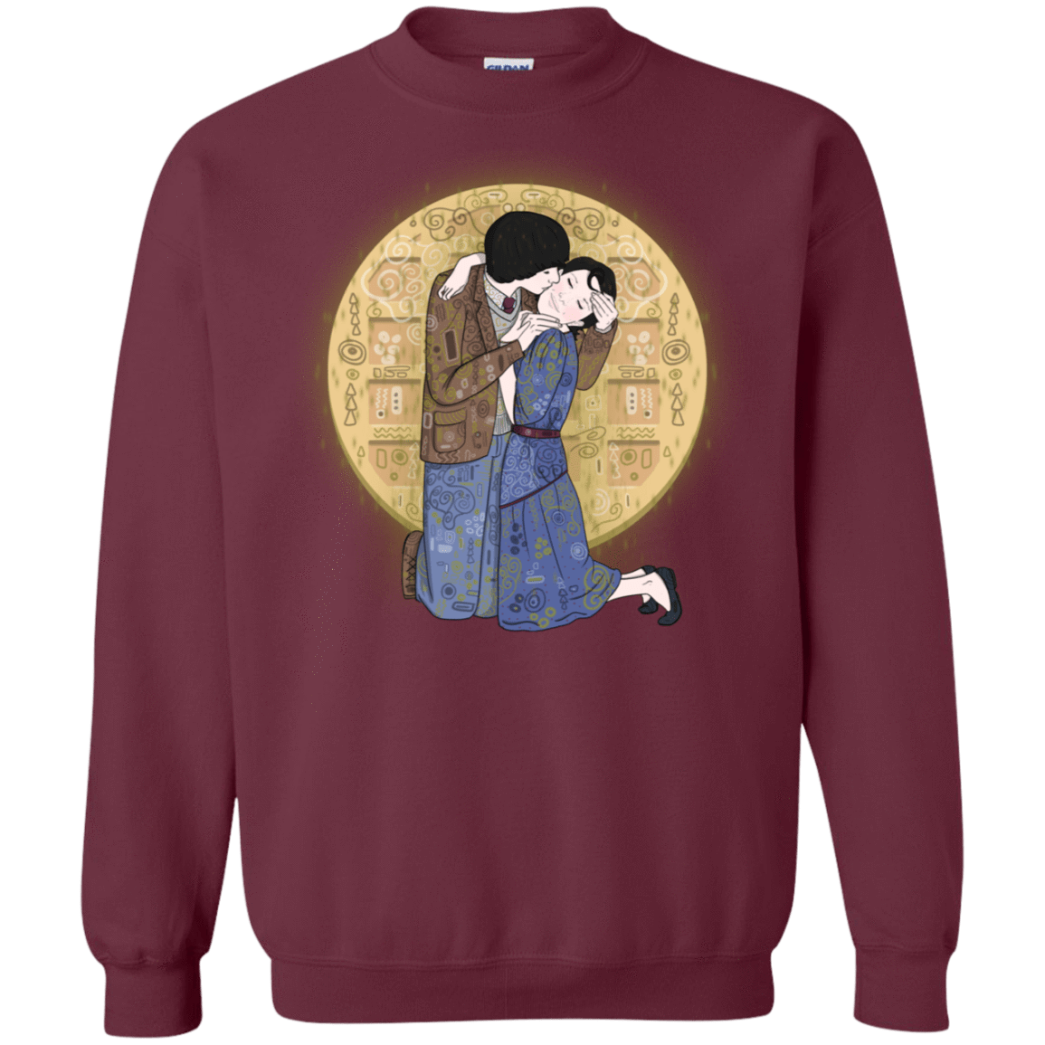 Sweatshirts Maroon / S Stranger Klimt Crewneck Sweatshirt