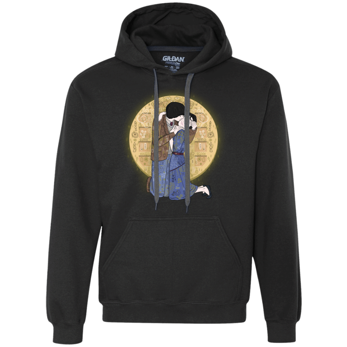 Sweatshirts Black / S Stranger Klimt Premium Fleece Hoodie