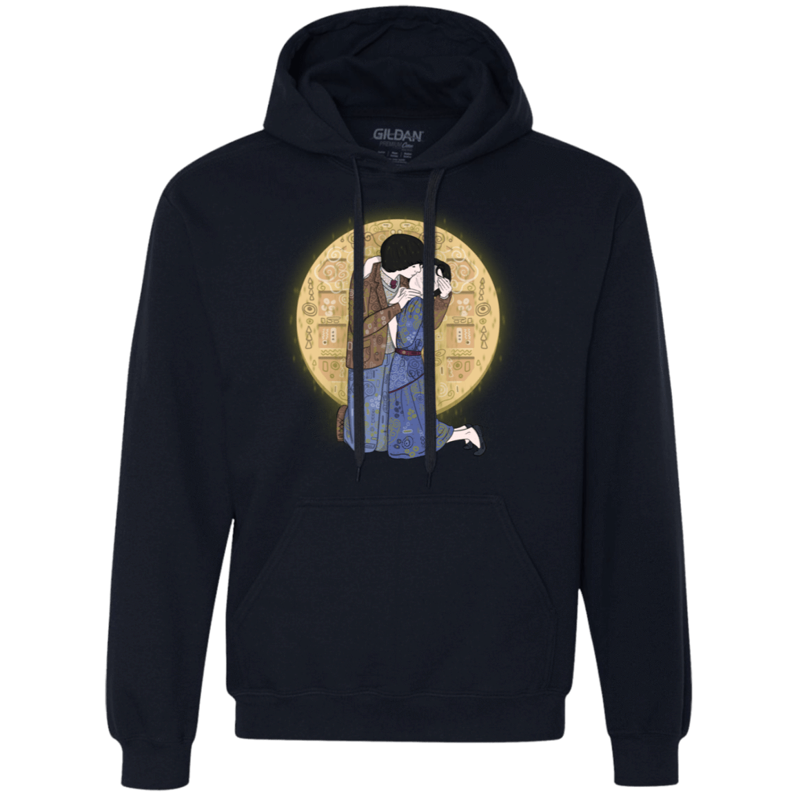 Sweatshirts Navy / S Stranger Klimt Premium Fleece Hoodie