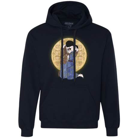 Sweatshirts Navy / S Stranger Klimt Premium Fleece Hoodie