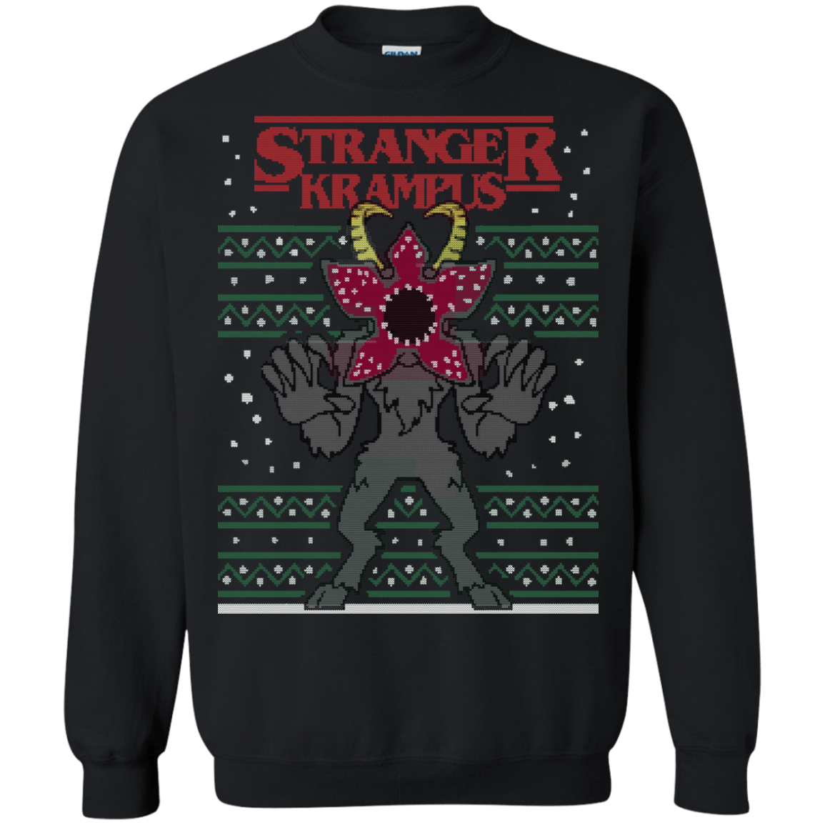 Sweatshirts Black / Small Stranger Krampus Crewneck Sweatshirt