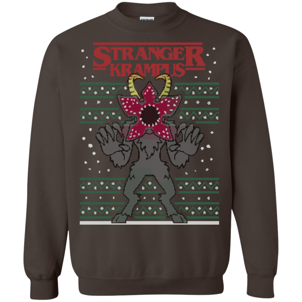 Sweatshirts Dark Chocolate / Small Stranger Krampus Crewneck Sweatshirt