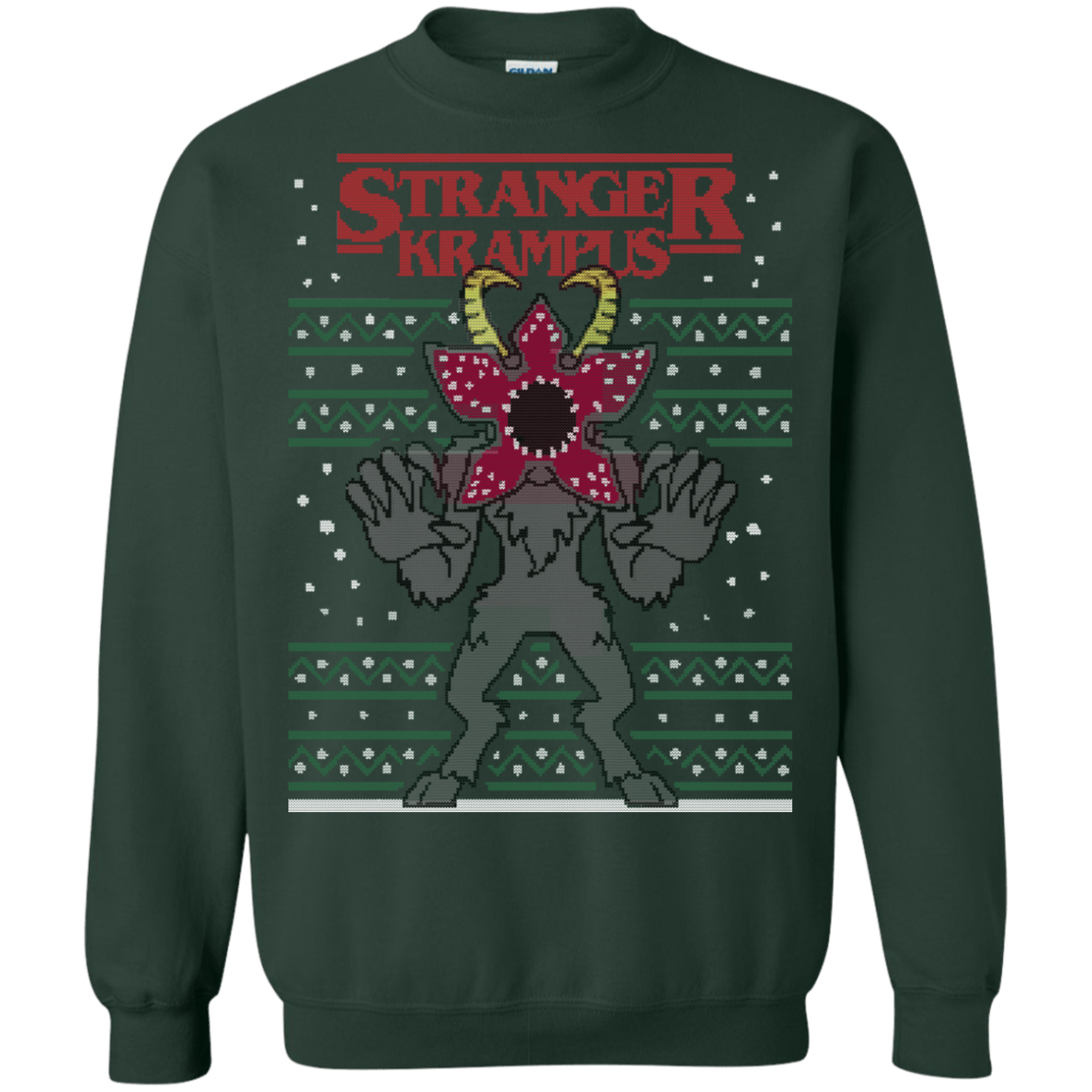 Sweatshirts Forest Green / Small Stranger Krampus Crewneck Sweatshirt