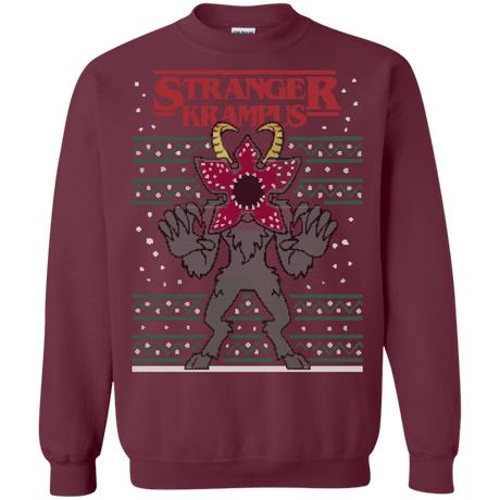 Sweatshirts Maroon / Small Stranger Krampus Crewneck Sweatshirt